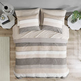 Madison Park Essentials Jaxon Stripe Comforter Set With Bed Sheets