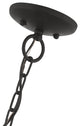 Arabella 5 Light Black With Brushed Nickel Finish Candles Globe Chandelier