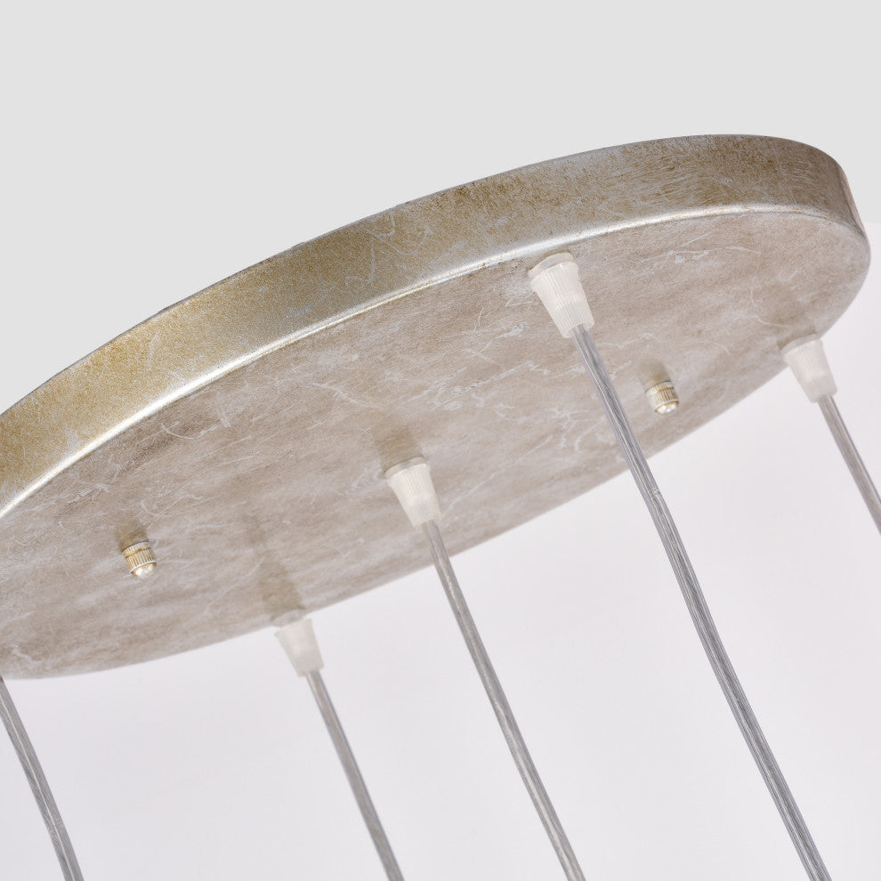 Thalia 5-Light Silver Cluster Pendant