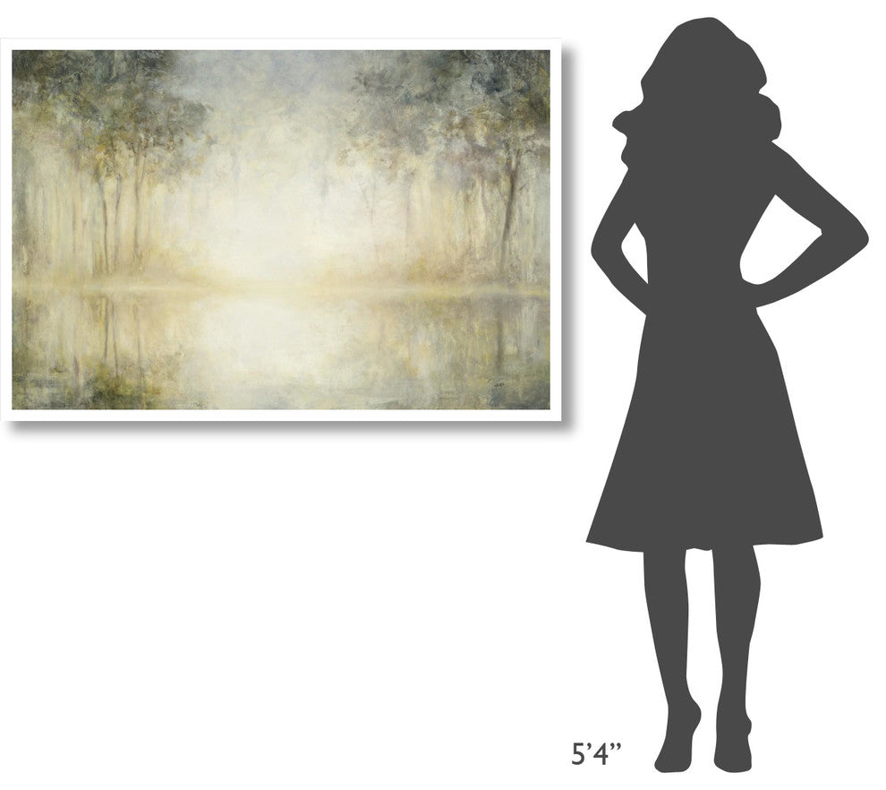 "Morning Mist" Digital Paper Print by Julia Purinton, 50"x34"
