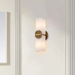 Corona 1 Light Sconce in White