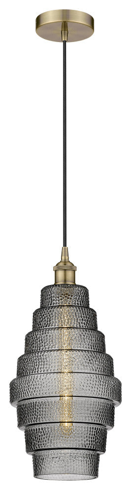 Innovations 616-1P-AB-G673-8-LED 1-Light Mini Pendant, Antique Brass