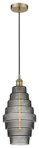 Innovations 616-1P-AB-G673-8-LED 1-Light Mini Pendant, Antique Brass