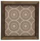 Silver Geometric # 5, Wide Transitional Metallic Frame