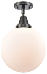 INNOVATIONS LIGHTING 447-1C-BK-G201-10-LED Beacon Flush Mount