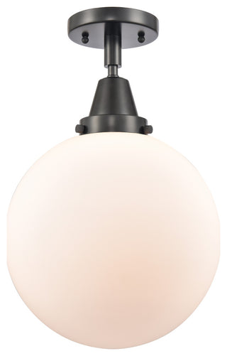 INNOVATIONS LIGHTING 447-1C-BK-G201-10-LED Beacon Flush Mount