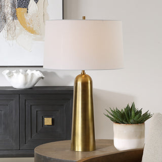 Uttermost Flinchem Brass Table Lamp