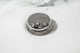 TubShroom Round Drain Hair Catcher, Metallic, Silicone