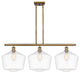 Innovations 516-3I-BB-G652-12-LED 3-Light Island Light, Brushed Brass