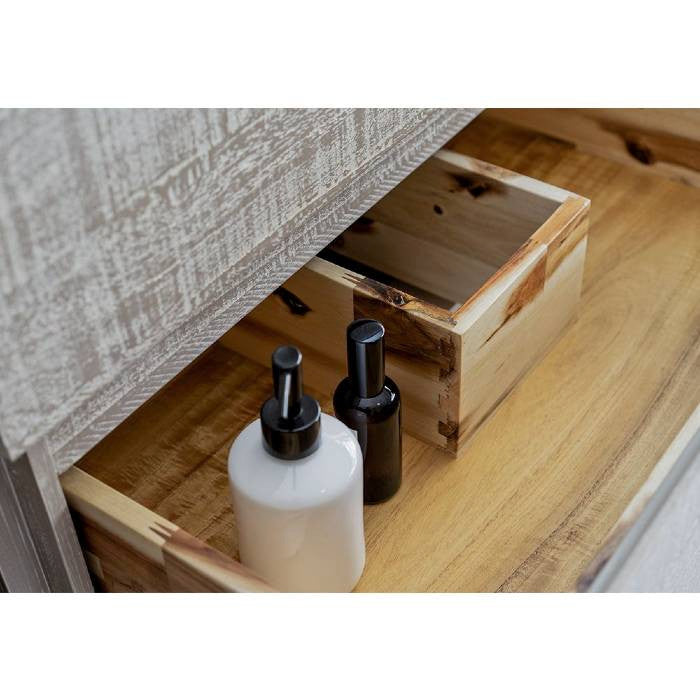 Formosa 84" Ash Floor Standing Double Sink Vanity Set, Faucet Fft1040ch