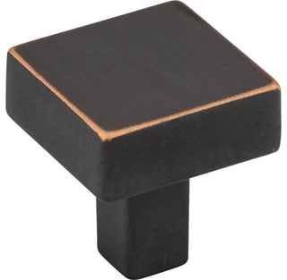 Top Knobs TK740 Channing 1-1/16 Inch Square Cabinet Knob - Sable