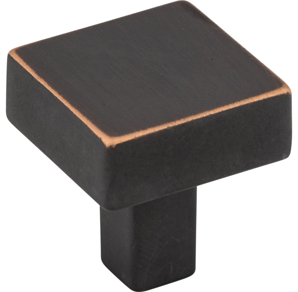 Top Knobs TK740 Channing 1-1/16 Inch Square Cabinet Knob - Sable