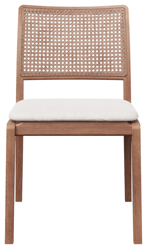 Larissa Side Chair, Set of 2, Nogal