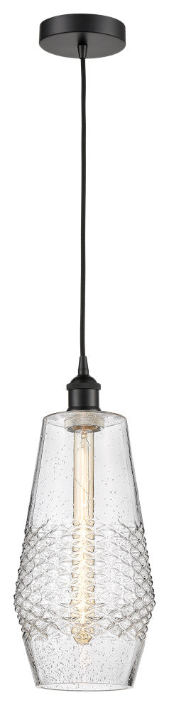 Innovations 616-1P-BK-G684-7-LED 1-Light Mini Pendant, Matte Black