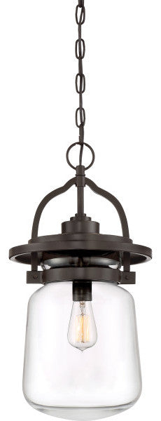 Quoizel LLE1911WT One Light Outdoor Hanging Lantern LaSalle Western Bronze
