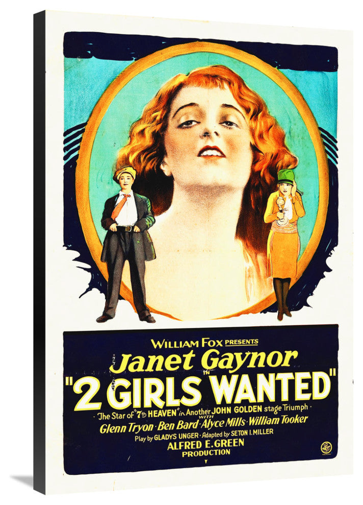 "Two Girls Wanted" Stretched Canvas Giclee by Hollywood Photo Archive, 24x36"