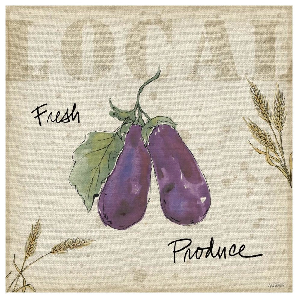 "Farmers Feast III" Digital Paper Print by Anne Tavoletti, 38"x38"