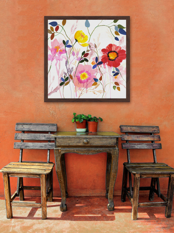 Marmont Hill, "Woodland Garden" by Julie Joy Framed Painting Print, 24x24