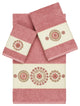 Isabelle 3 Piece Embellished Towel Set