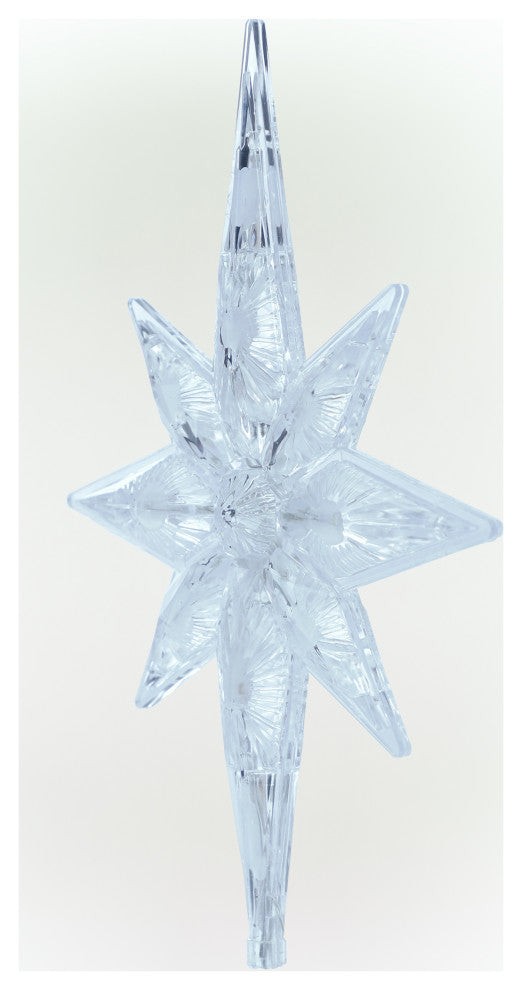 Star Christmas Tree Topper with Cool White LED Lights