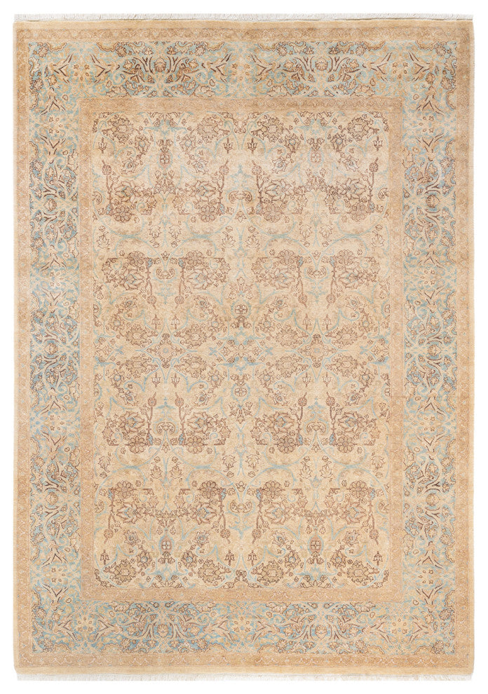 Wetlet One-of-a-Kind Hand-Knotted Area Rug Ivory, 6'3"x8'9"