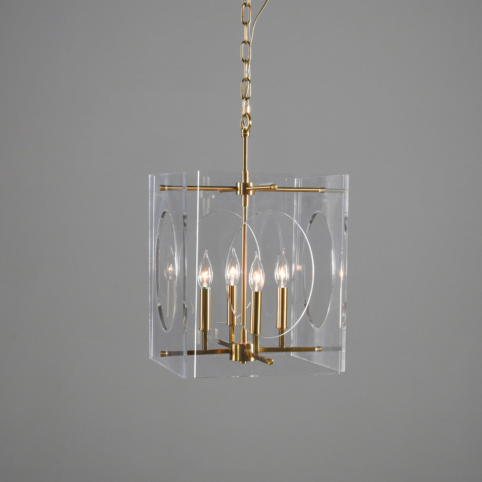 Tessa Brass Chandelier