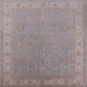 Ahgly Company Indoor Square Mid-Century Modern Area Rugs, 8' Square