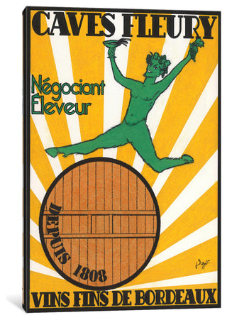 "Le Matin d'un faune" by Jean-Pierre Got, Canvas Print, 18"x12"