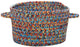 Sea Pottery Braided Basket, Bright Multi, 16"x16"x9"