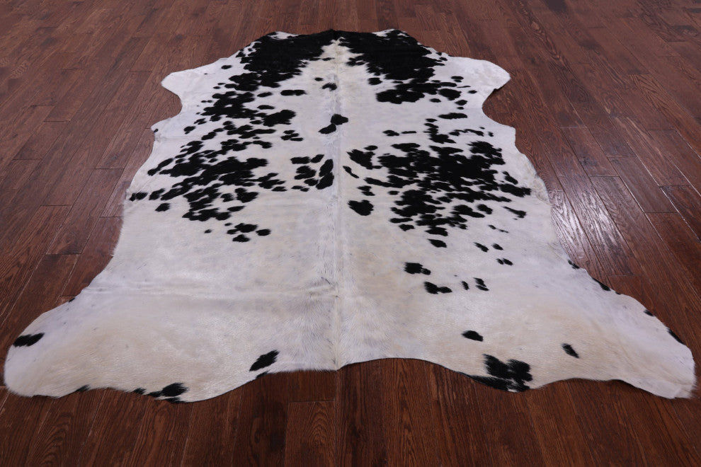 Organic Natural Hair-On Cowhide Area Rug 7' 4" X 6' 6" C1619