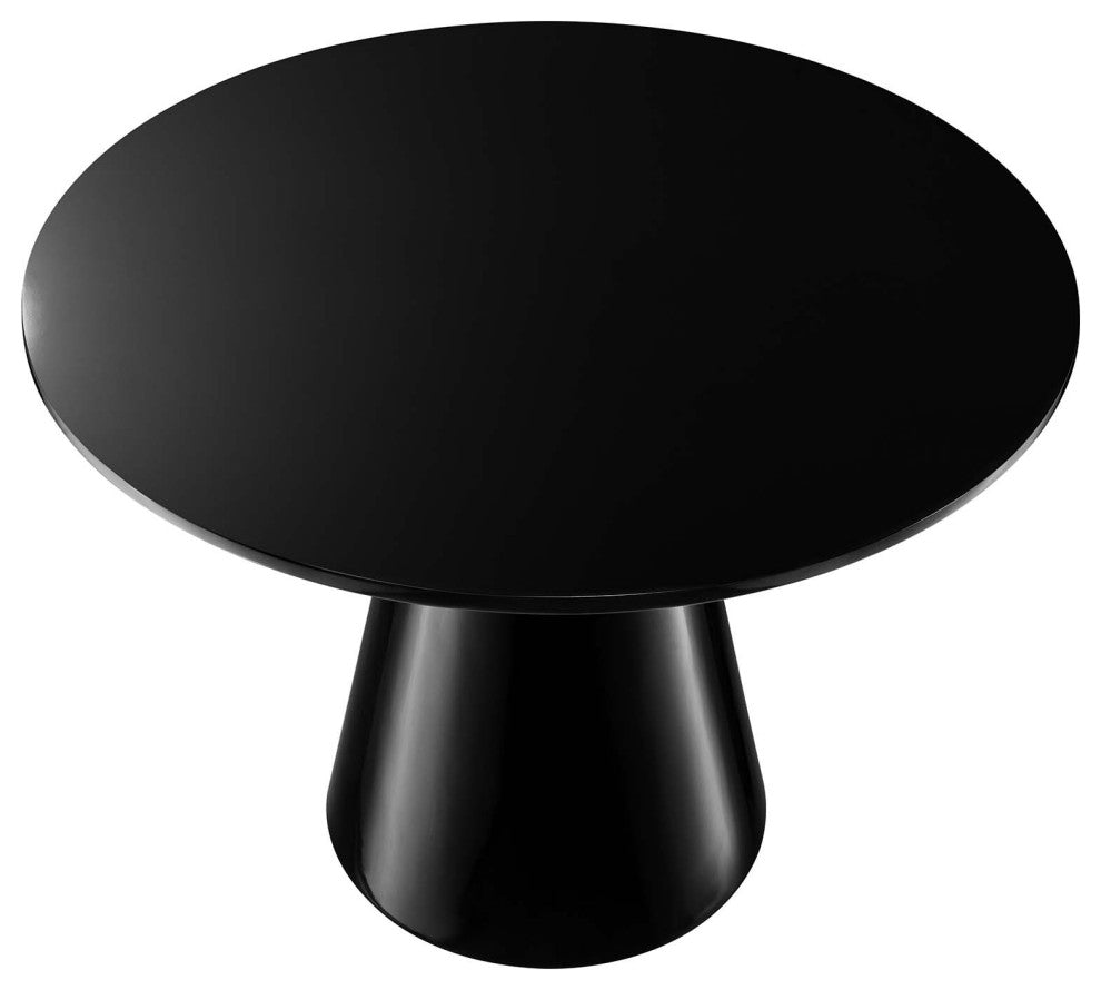 Provision 47" Round Dining Table, Black