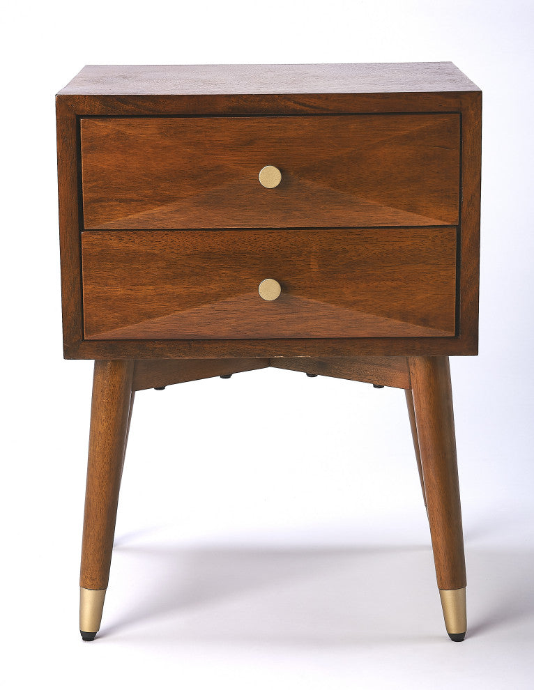 Butler Zelda Olive Ash Burl Nightstand