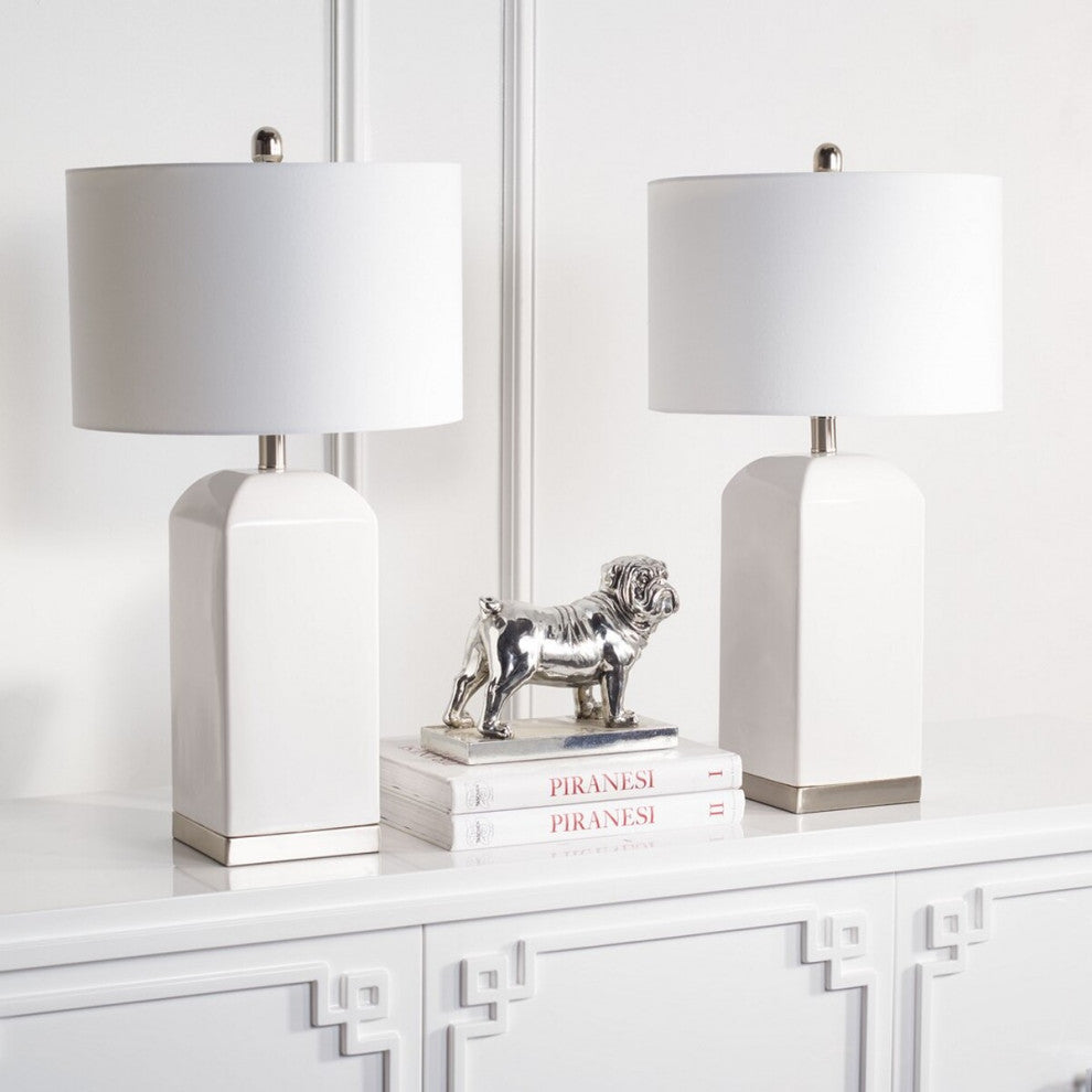 Safavieh Ernia Table Lamp Set of 2 White