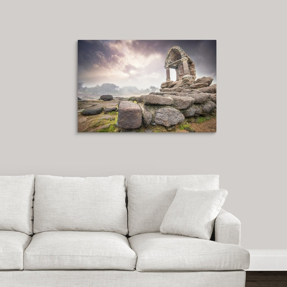 "Oratoire Saint Guirec" Wrapped Canvas Art Print, 36"x24"x1.5"
