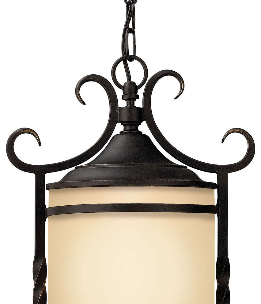 Hinkley Casa Large Hanging Lantern, Olde Black