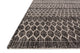 Black Gray Indoor Outdoor Isle Area Rug by Loloi, 2'2"x3'9"