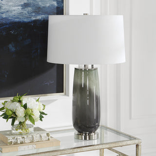 Uttermost Campa GrayBlue Table Lamp