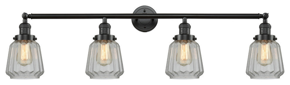 Innovations Lighting 215-Ob-S-G142 4 Light 42.25" Adjustable Bathroom Fixture