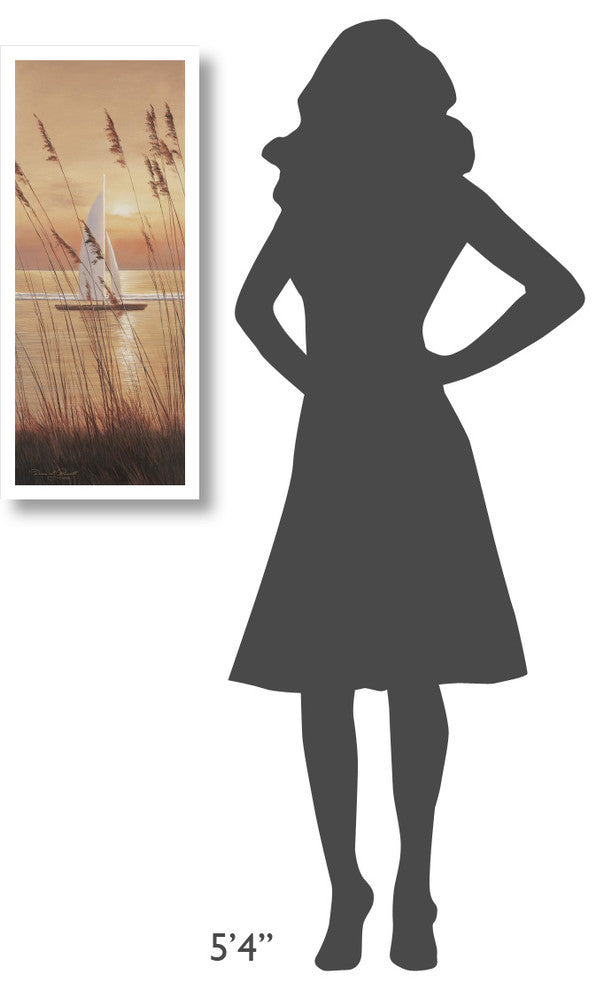 "At Last" Digital Paper Print by Diane Romanello, 14"x32"