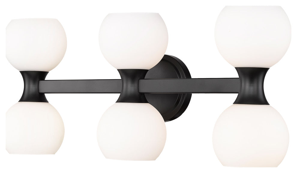 Z-LITE 6-Light Vanity, Matte Black