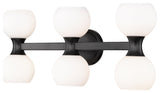 Z-LITE 6-Light Vanity, Matte Black