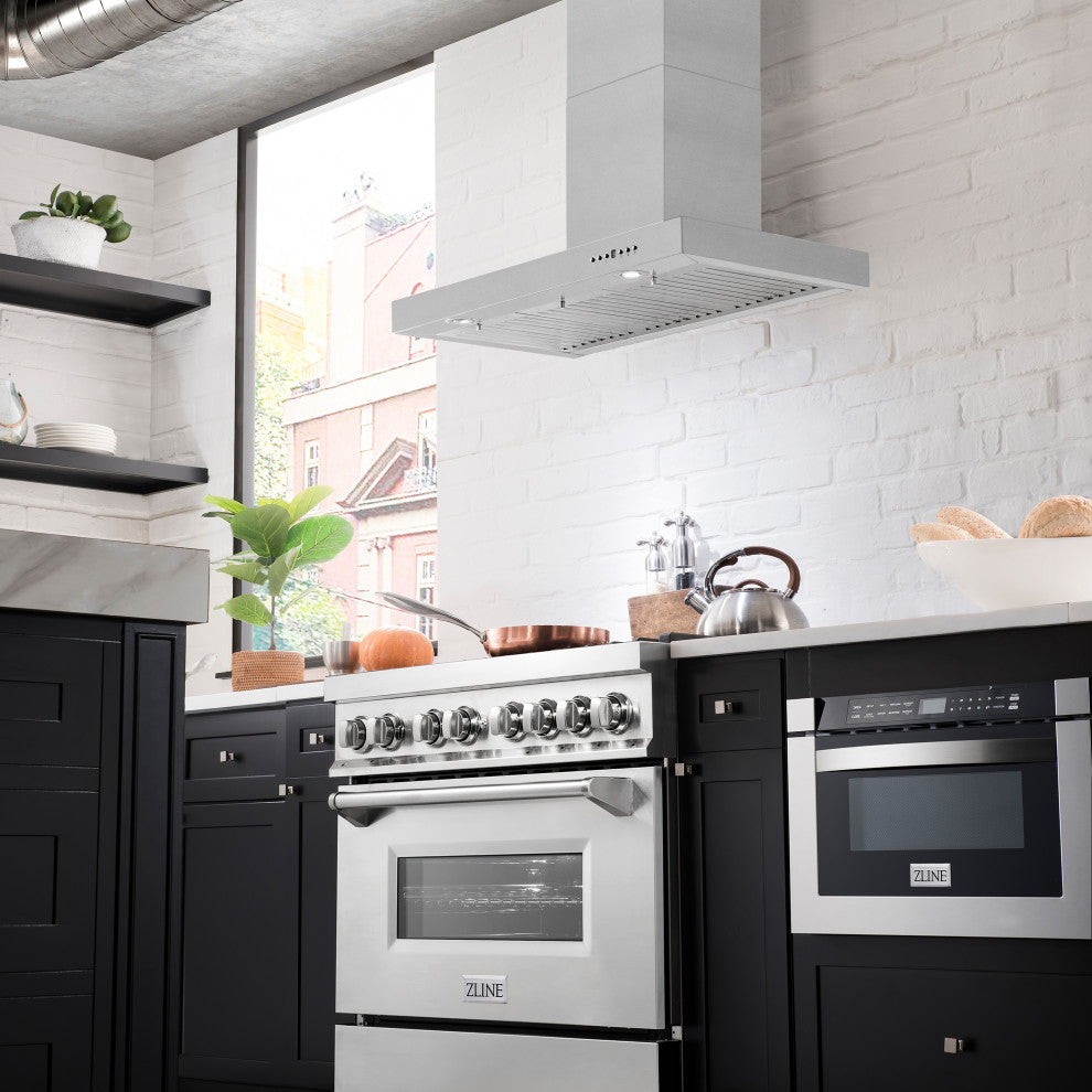 ZLINE 36 in. Wall Range Hood, Stainless Steel, KE-36