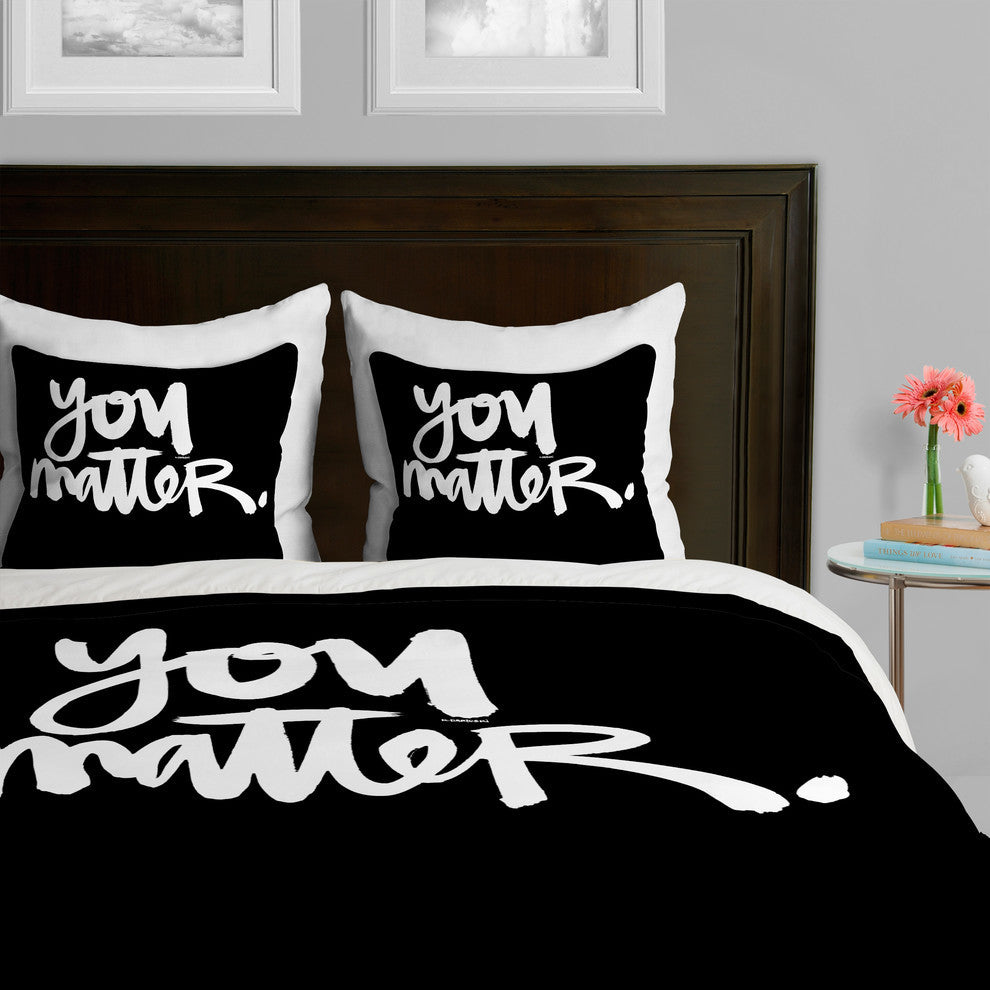 Deny Designs Kal Barteski You Matter Duvet Cover - Lightweight