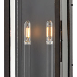 Hinkley Tiverton Medium Wall Mount Lantern, Dark Oxidized Brass