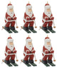 Santa on Skis Ornament, Set of 6