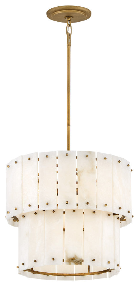 Fredrick Ramond Simone Medium Convertible Semi-Flush Mount, Burnished Gold