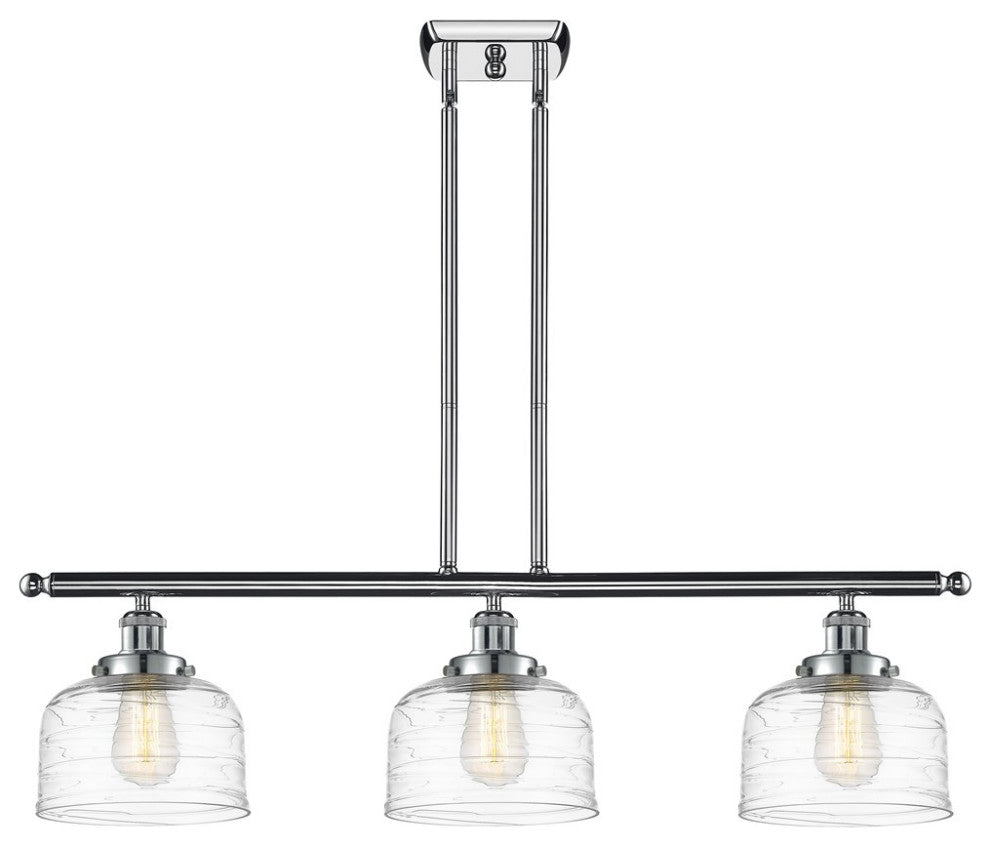 Innovations 916-3I-PC-G713-LED 3-Light Island Light, Polished Chrome
