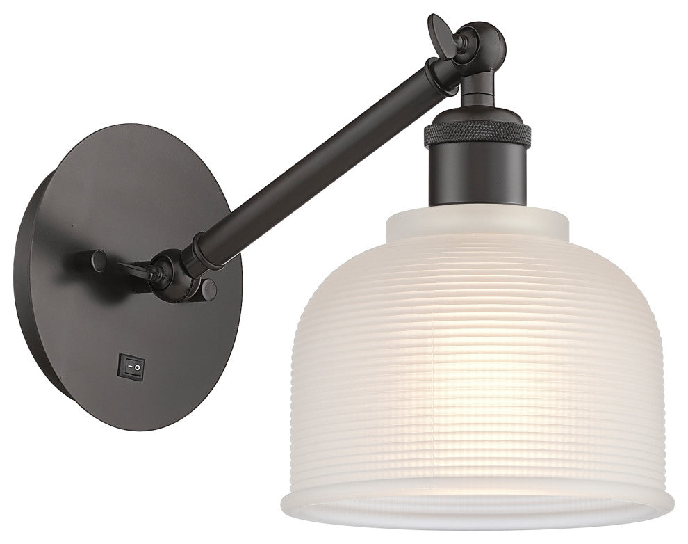 Innovations 317-1W-OB-G411 1-Light Sconce, Oil Rubbed Bronze