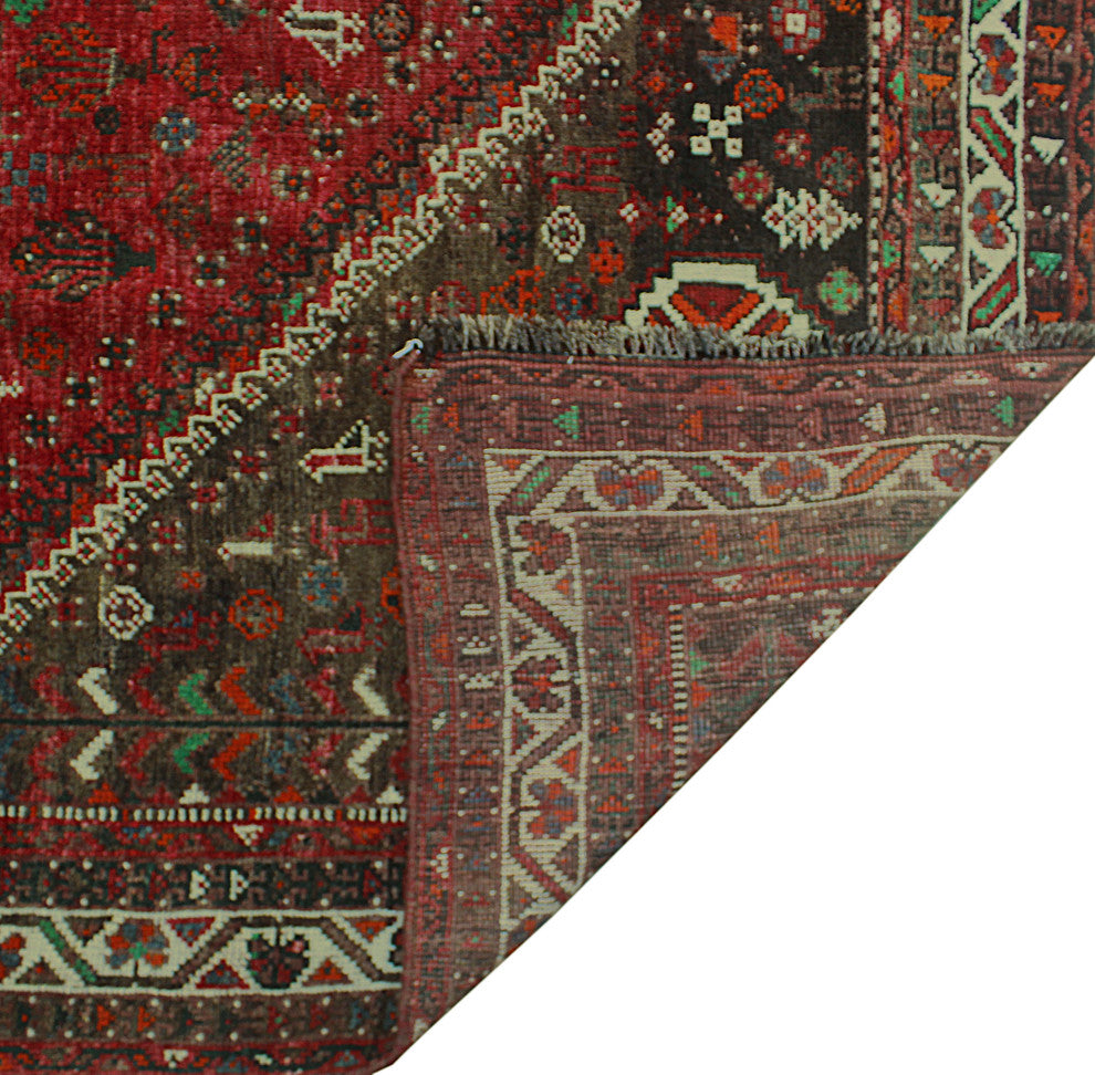 Fine Vintage Distressed Isabel Red Rug