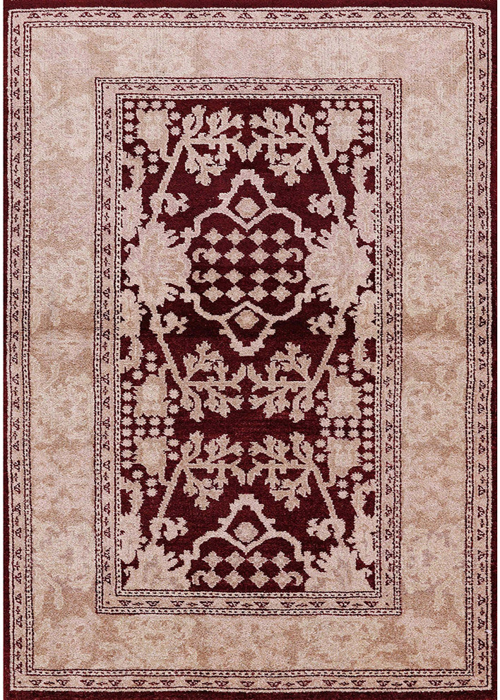 Ahgly Company Indoor Rectangle Mid-Century Modern Area Rugs, 3' x 5'